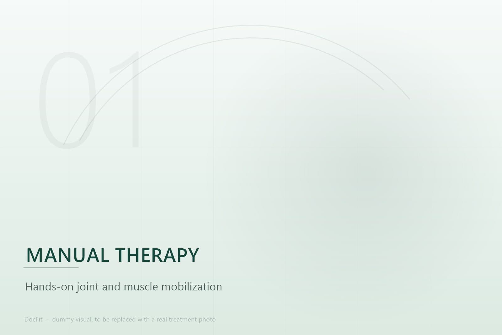 Manual therapy